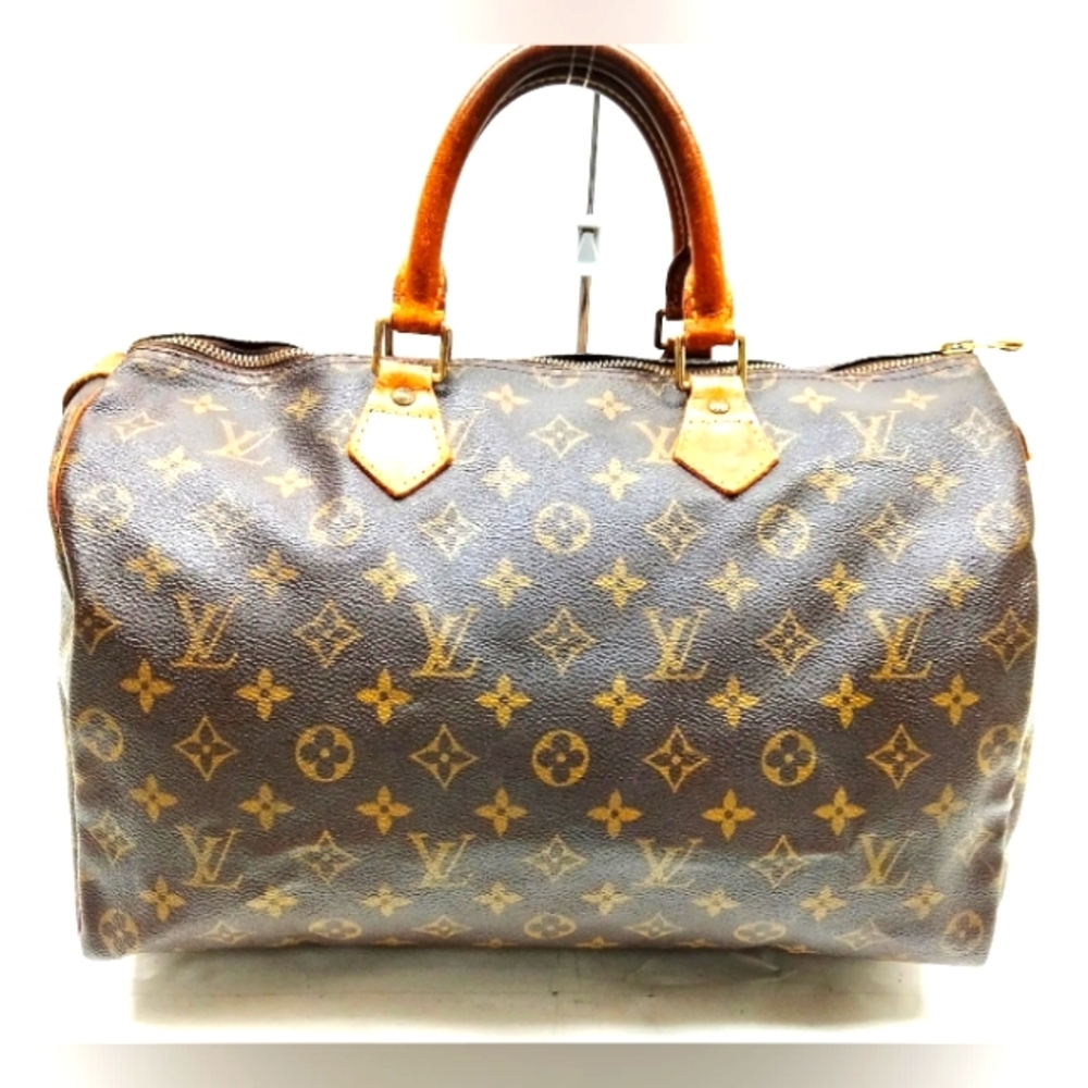 LV Hand Bag  Speedy 35 Browns Monogram